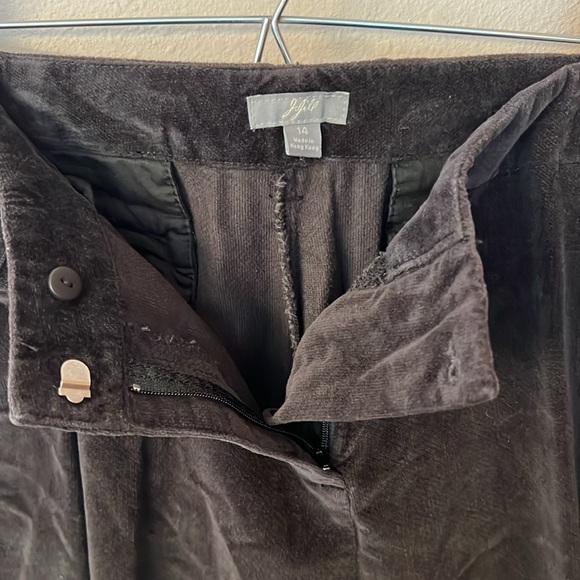 J.Jill velour pants, straight leg, Size 14. - Picture 7 of 8